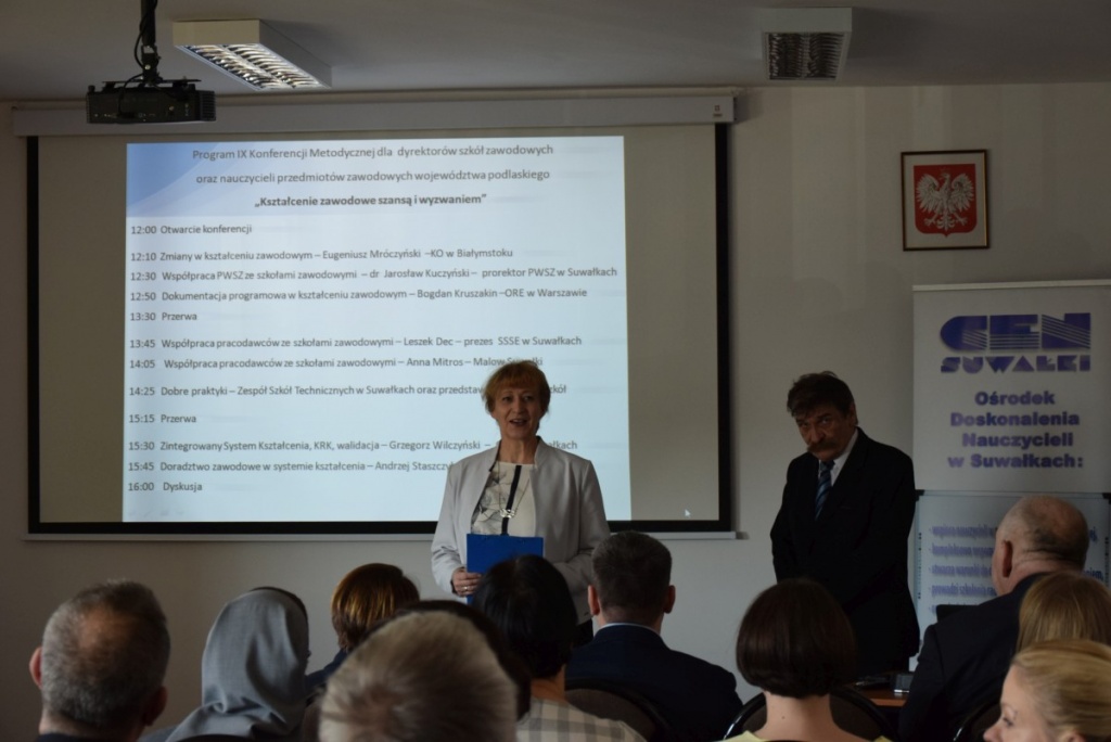 Relacja z IX Konferencji Metodycznej dyrektorów i nauczycieli szkół zawodowych województwa podlaskiego