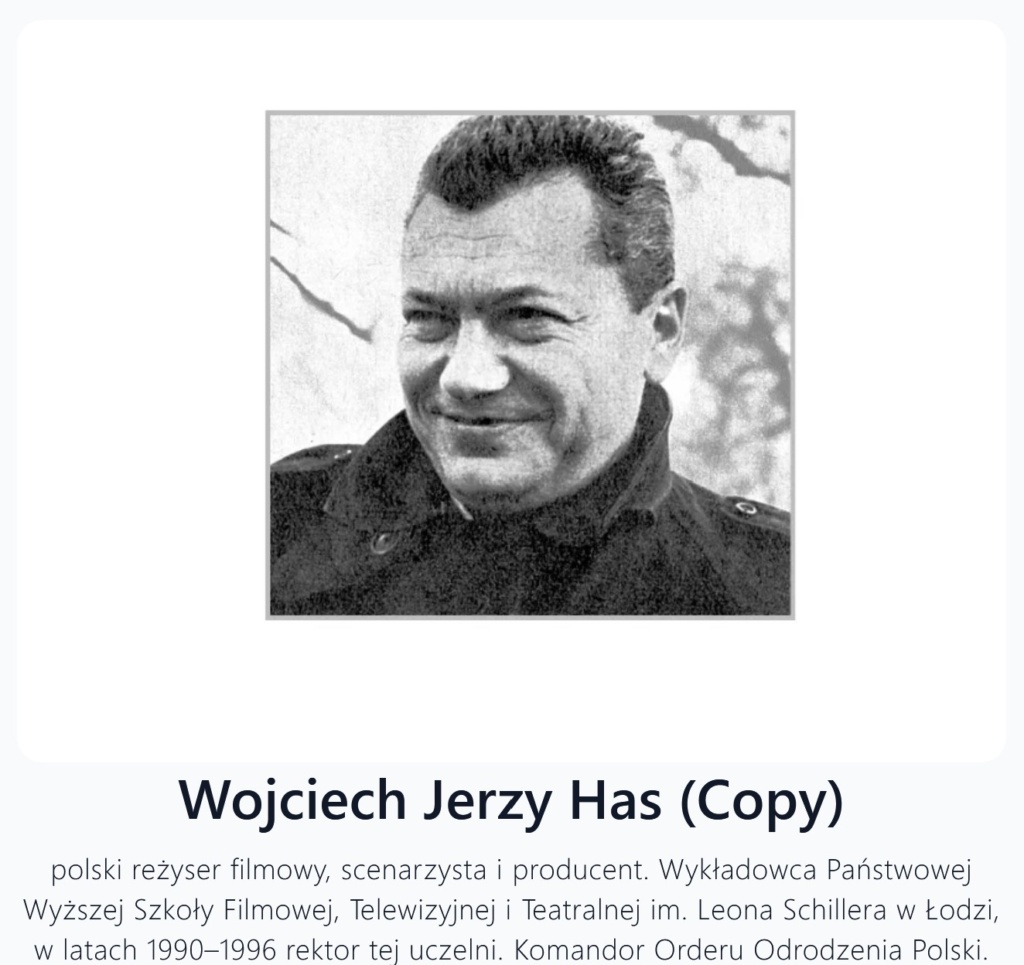 Wojciech Jerzy Has – Patron Roku 2025