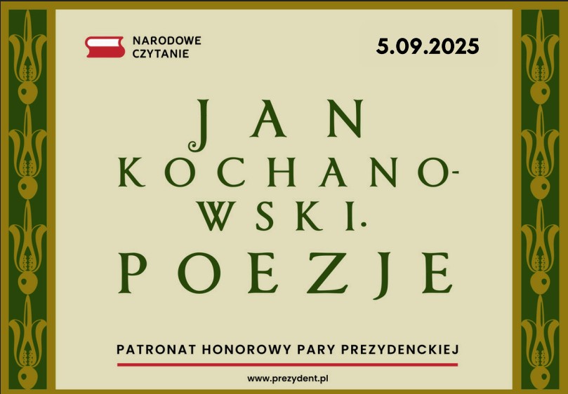 Narodowe Czytanie utworów Jana Kochanowskiego
