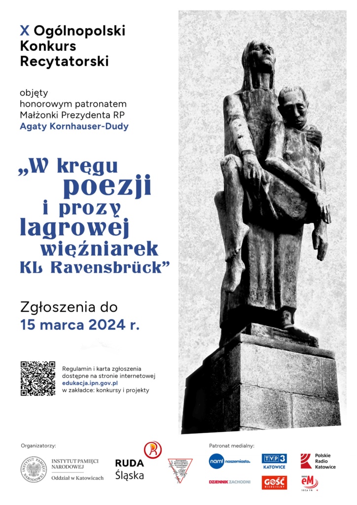 IPN Oddział w Białymstoku zaprasza uczniów klas VIII szkół podstawowych oraz uczniów szkół ponadpodstawowych do udziału w ogólnopolskim konkursie „W kręgu poezji i prozy lagrowej więźniarek KL Ravenbrück”