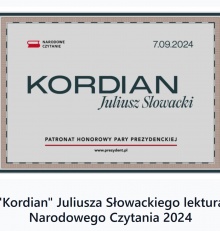 Narodowe Czytanie „Kordiana” Juliusza Słowackiego