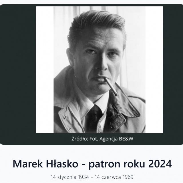 Marek Hłasko patronem roku 2024