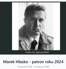 Marek Hłasko patronem roku 2024