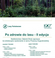 Spotkanie edukacyjne pn. „Po zdrowie do lasu – edycja II”