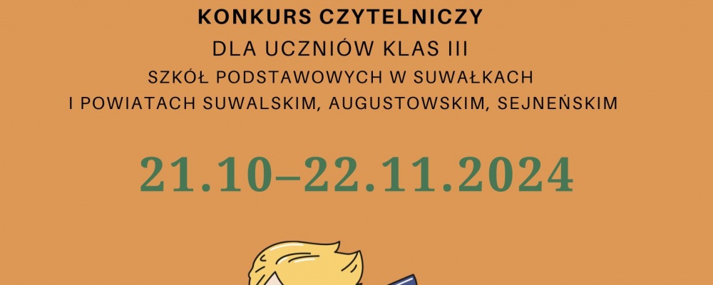 Zapraszamy do udziału w VII edycji konkursu czytelniczego „Mistrz pięknego czytania”