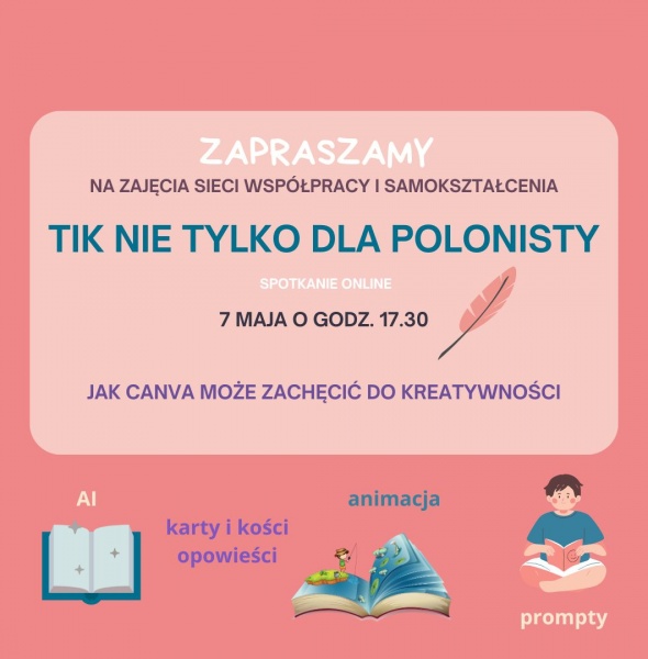 TIK nie tylko dla polonisty –  sieć współpracy i samokształcenia nauczycieli