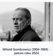 Witold Gombrowicz patronem roku 2024