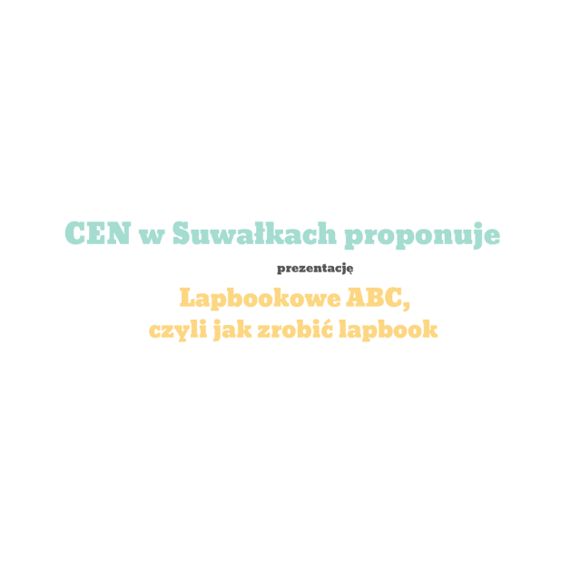 Lapbookowe ABC, czyli jak zrobić lapbook