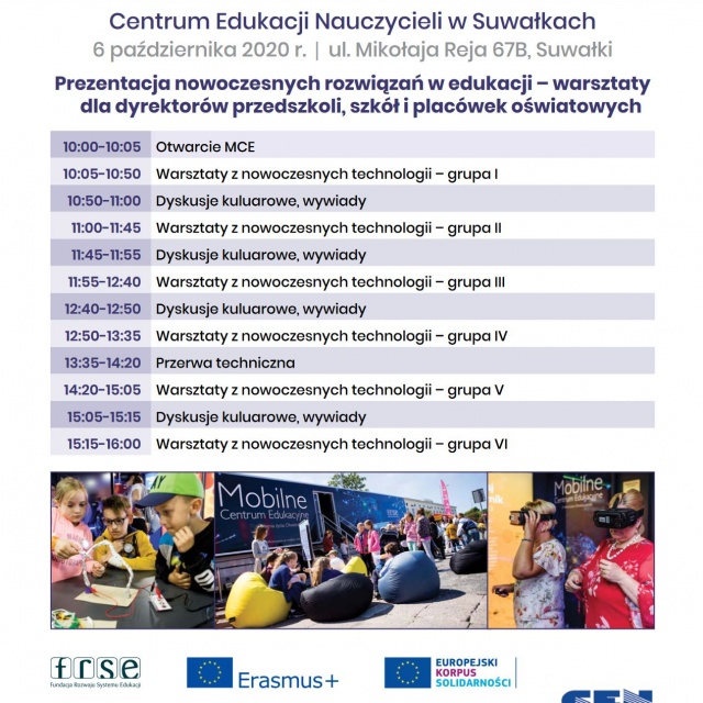 Konferencja warsztatowa Mobilnego Centrum Edukacyjnego FRSE – zapraszamy 6 października