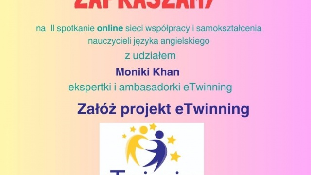 Zapraszamy 17 stycznia na spotkanie online sieci współpracy i samokształcenia nauczycieli języka angielskiego